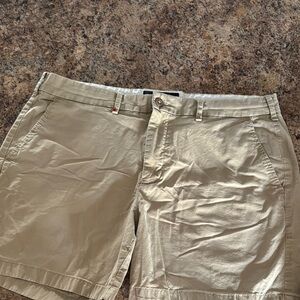 Abercrombie & Fitch Cream Stretch Shorts